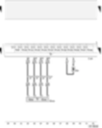 Wiring Diagram  AUDI A2 2002 - Lateral acceleration sender - yaw rate sender - ABS with EDL control unit - ABS valves - ABS hydraulic pump