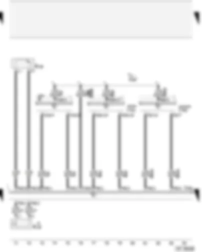 Wiring Diagram  AUDI A2 2004 - Telephone/telematics control unit - telephone microphone