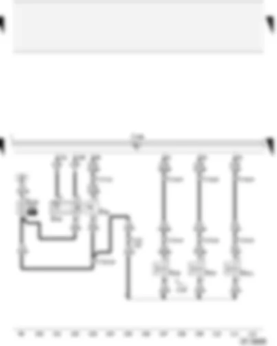 Wiring Diagram  AUDI A2 2003 - Clutch pedal switch - Hall sender - exhaust gas recirculation valve - charge pressure control solenoid valve - throttle butterfly valve - engine control unit fuse