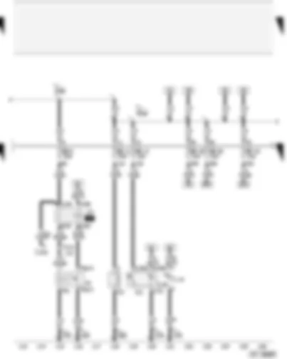 Wiring Diagram  AUDI A2 2002 - Fuse box - horn - socket - cigarette lighter