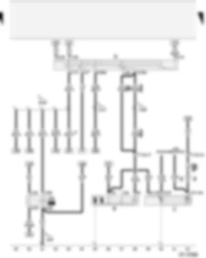 Wiring Diagram  AUDI A2 2004 - Starter - alternator - ignition/starter switch - X contact relief relay
