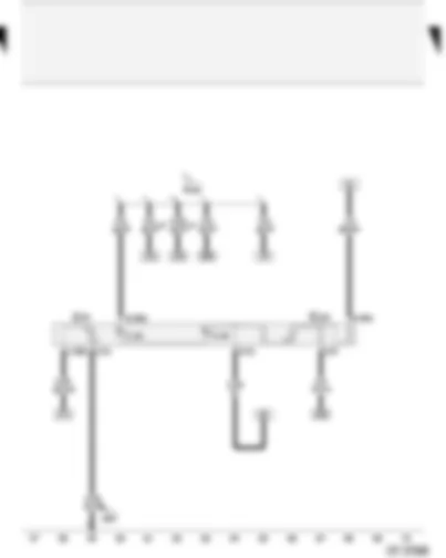 Wiring Diagram  AUDI A2 2004 - Switches and instruments light regulator - headlight range control adjuster