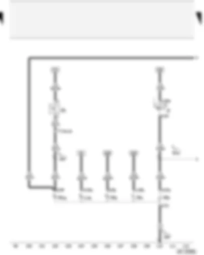 Wiring Diagram  AUDI A2 2004 - Rear left fog light bulb - left tail light bulb - rear left turn signal bulb - left brake light bulb