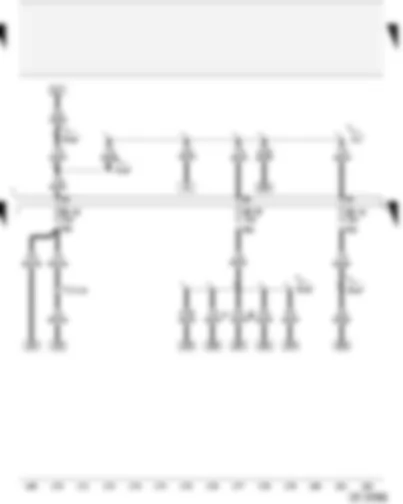 Wiring Diagram  AUDI A2 2004 - Fuses on fuse box