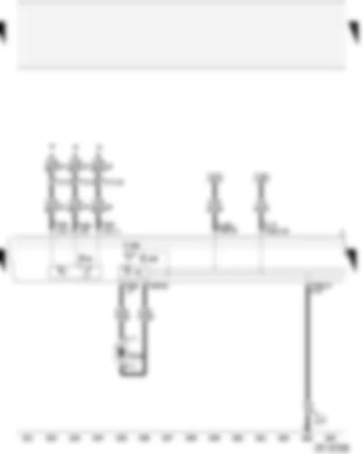 Wiring Diagram  AUDI A2 2004 - Heater/heat output switch - fresh air/air recirculating flap switch
