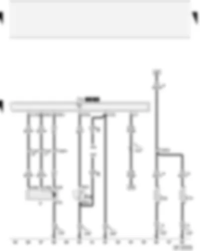 Wiring Diagram  AUDI A2 2003 - Intermittent wiper control - automatic intermittent wash/wipe relay - heater element for washer jet