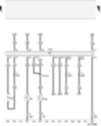 Wiring Diagram  AUDI A2 2003 - Handbrake warning switch - bonnet contact switch - convenience system central control unit - luggage compartment light - left