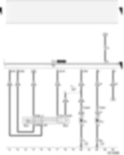 Wiring Diagram  AUDI A2 2004 - Intermittent wiper switch - washer pump switch - automatic intermittent wash/wipe relay