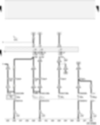 Wiring Diagram  AUDI A2 2004 - Twin filament bulb for left headlight - left side light bulb - front left turn signal bulb - left headlight range control motor