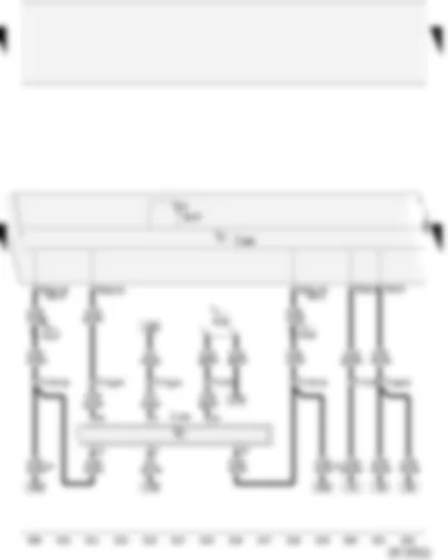 Wiring Diagram  AUDI A2 2004 - ABS with EDL control unit - control unit with display in dash panel insert