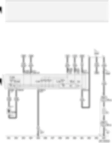 Wiring Diagram  AUDI A2 2004 - Heated rear window switch - fresh air/air recirculating flap switch - heated rear window relay