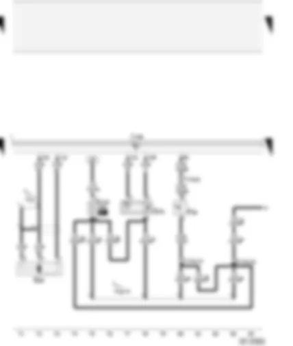 Wiring Diagram  AUDI A2 2001 - Clutch pedal switch - engine speed sender - Hall sender - diesel direct injection system control unit - engine control unit fuse