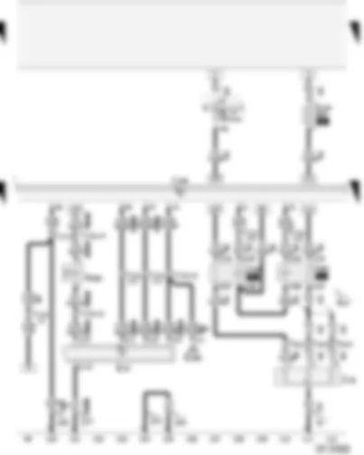 Wiring Diagram  AUDI A2 2002 - Air conditioning system/Climatronic operating and display unit - additional heating button (ECON) - additional heating heater element