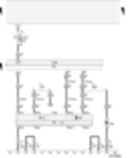 Wiring Diagram  AUDI A2 2001 - Heater control unit - diesel direct injection system control unit - glow plug with flame monitor - combustion air blower - metering pump