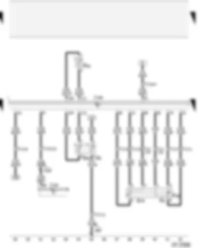 Wiring Diagram  AUDI A2 2002 - Kick-down switch - idling switch - coolant temperature senders - accelerator pedal position sender - fuel temperature sender