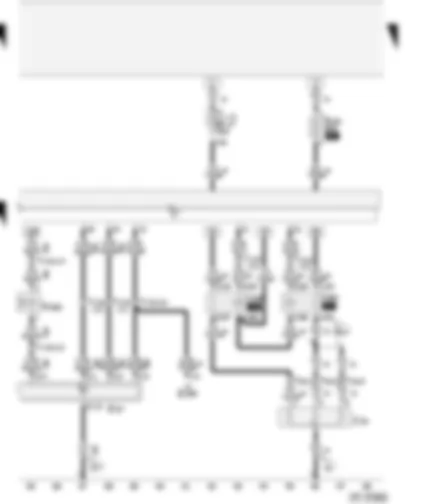 Wiring Diagram  AUDI A2 2002 - Air conditioning system/Climatronic operating and display unit - additional heating button (ECON) - additional heating heater element