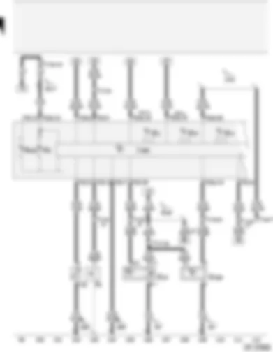 Wiring Diagram  AUDI A2 2002 - Oil pressure switch - fuel gauge sender - speedometer sender - oil level/oil temperature sender