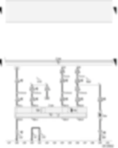 Wiring Diagram  AUDI A2 2003 - Heater control unit - glow plug with flame monitor - combustion air blower - metering pump