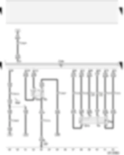 Wiring Diagram  AUDI A2 2004 - Kick-down switch - idling switch - coolant temperature senders - accelerator pedal position sender - diesel direct injection system control unit