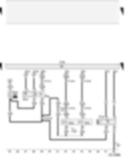 Wiring Diagram  AUDI A2 2005 - Clutch pedal switch - Hall sender - exhaust gas recirculation valve - charge pressure control solenoid valve - engine control unit fuse - intake manifold flap motor