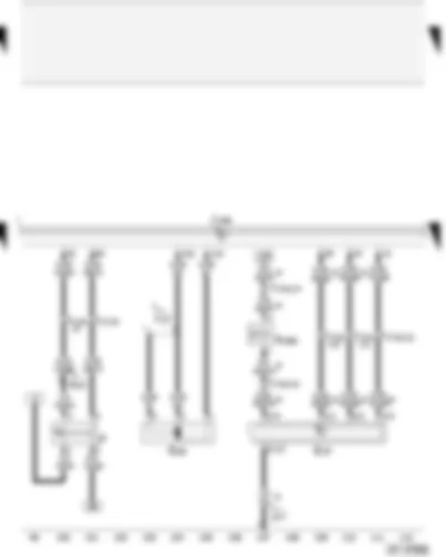 Wiring Diagram  AUDI A2 2004 - Air conditioning system/Climatronic operating and display unit - brake light switch - engine speed sender