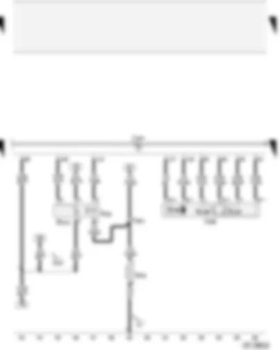 Wiring Diagram  AUDI A2 2004 - Exhaust gas recirculation potentiometer - throttle valve module - heater element (crankcase breather)