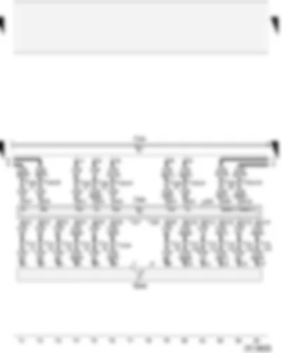 Wiring Diagram  AUDI A2 2004 - NOx sender - Motronic control unit - NOx sensor control unit