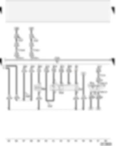 Wiring Diagram  AUDI A2 2004 - Heater/heat output switch - lambda probe - activated charcoal filter system solenoid valve 1 (pulsed) - lambda probe heater