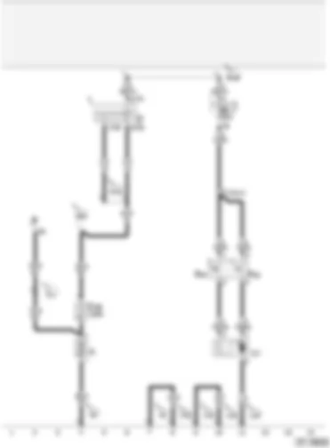 Wiring Diagram  AUDI A2 2004 - Battery - ignition/starter switch - radiator fan thermo-switches - radiator fan