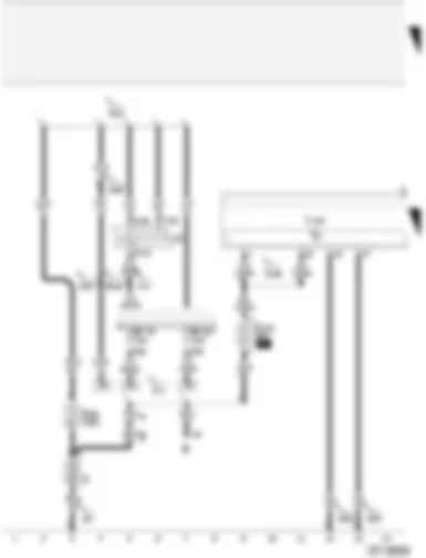 Wiring Diagram  AUDI A2 2005 - Battery - ignition/starter switch - ABS with EDL control unit - ABS control unit fuse 1