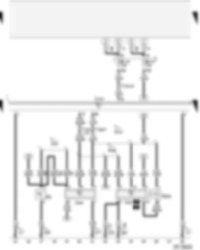 Wiring Diagram  AUDI A2 2004 - Electronic manual gearbox control unit - handbrake warning lamp control unit - ignition key withdrawal lock control unit