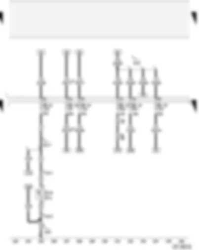 Wiring Diagram  AUDI A2 2003 - Fuses on fuse box - glove box light