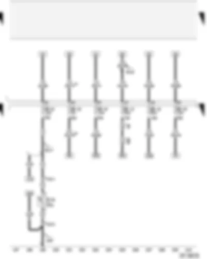 Wiring Diagram  AUDI A2 2003 - Fuses on fuse box - glove box light