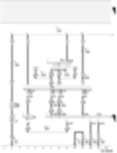 Wiring Diagram  AUDI A2 2005 - Side light switch - brake light switch - trailer socket