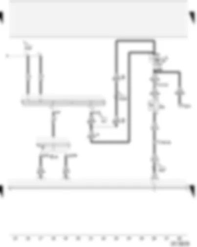Wiring Diagram  AUDI A2 2004 - Ignition/starter switch - parking light switch - reversing light switch - trailer socket