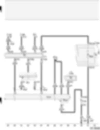 Wiring Diagram  AUDI A2 2004 - Turn signal switch - front and rear fog light switch - hazard warning light relay - convenience system central control unit - trailer operation warning lamp