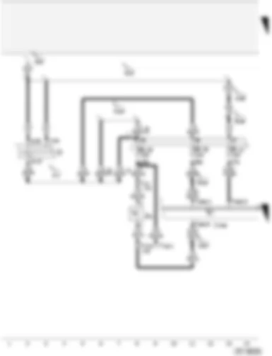 Wiring Diagram  AUDI A2 2005 - Ignition/starter switch - reversing light switch - parking aid control unit