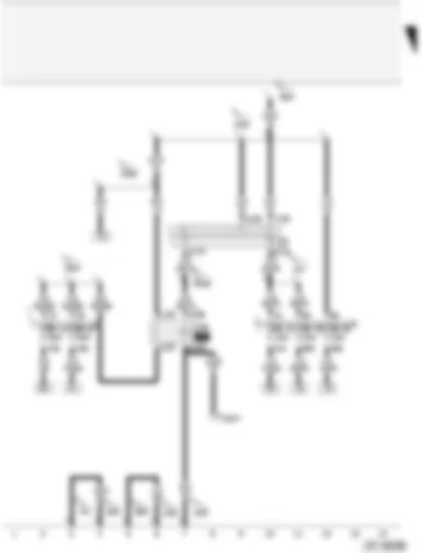 Wiring Diagram  AUDI A2 2005 - Ignition/starter switch - X contact relief relay