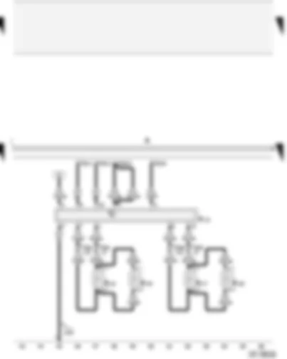 Wiring Diagram  AUDI A2 2004 - Active loudspeakers - rear