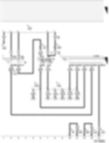 Wiring Diagram  AUDI A2 2005 - Ignition/starter switch - navigation operating electronics control unit