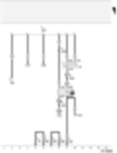 Wiring Diagram  AUDI A2 2005 - Ignition/starter switch - X contact relief relay