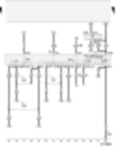 Wiring Diagram  AUDI A2 2004 - Lighting switch - control unit with display in dash panel insert