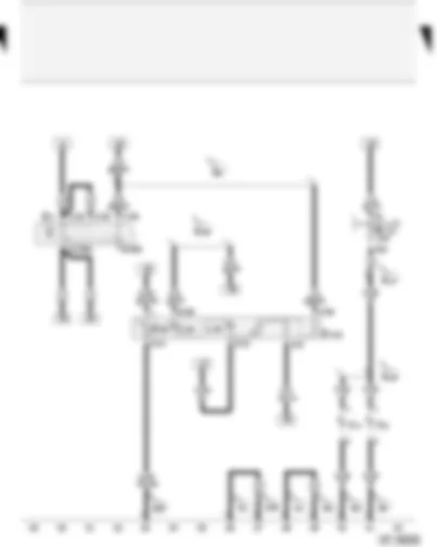 Wiring Diagram  AUDI A2 2004 - Headlight dipper/flasher switch - switches and instruments light regulator - headlight range control adjuster