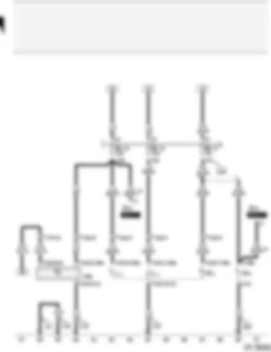 Wiring Diagram  AUDI A2 2004 - Bulb check warning unit - twin filament bulb for left headlight - left side light bulb - left tail light bulb
