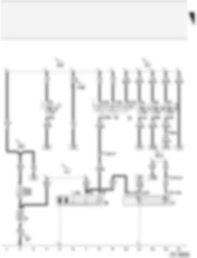 Wiring Diagram  AUDI A2 2005 - Battery - starter - alternator - ignition/starter switch - fuses on fuse box
