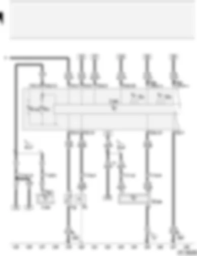 Wiring Diagram  AUDI A2 2003 - Oil pressure switch - oil level/oil temperature sender - control unit with display in dash panel insert