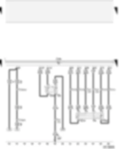 Wiring Diagram  AUDI A2 2003 - Kick-down switch - idling switch - coolant temperature senders - accelerator pedal position sender - diesel direct injection system control unit