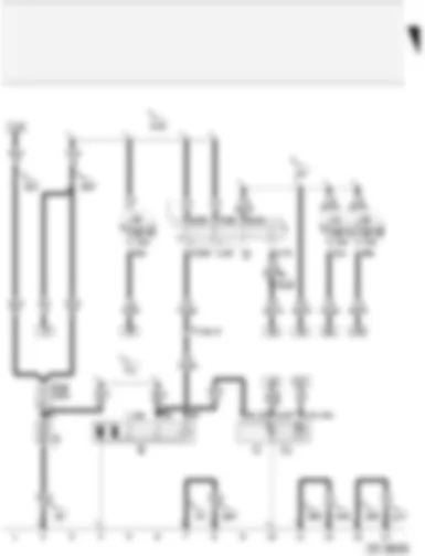 Wiring Diagram  AUDI A2 2005 - Battery - starter - alternator - ignition/starter switch