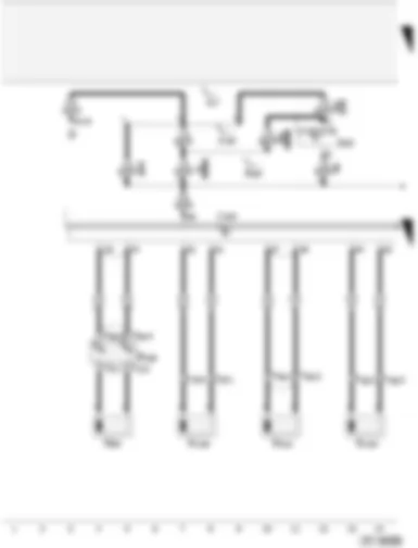 Wiring Diagram  AUDI A2 2003 - Airbag coil connector/return spring with slip ring - airbag igniter - driver