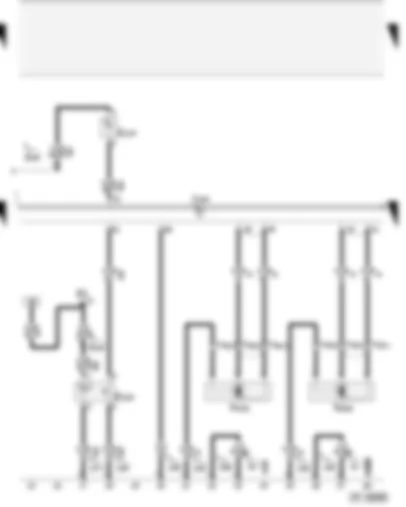 Wiring Diagram  AUDI A2 2003 - Airbag disabling key switch - front passenger